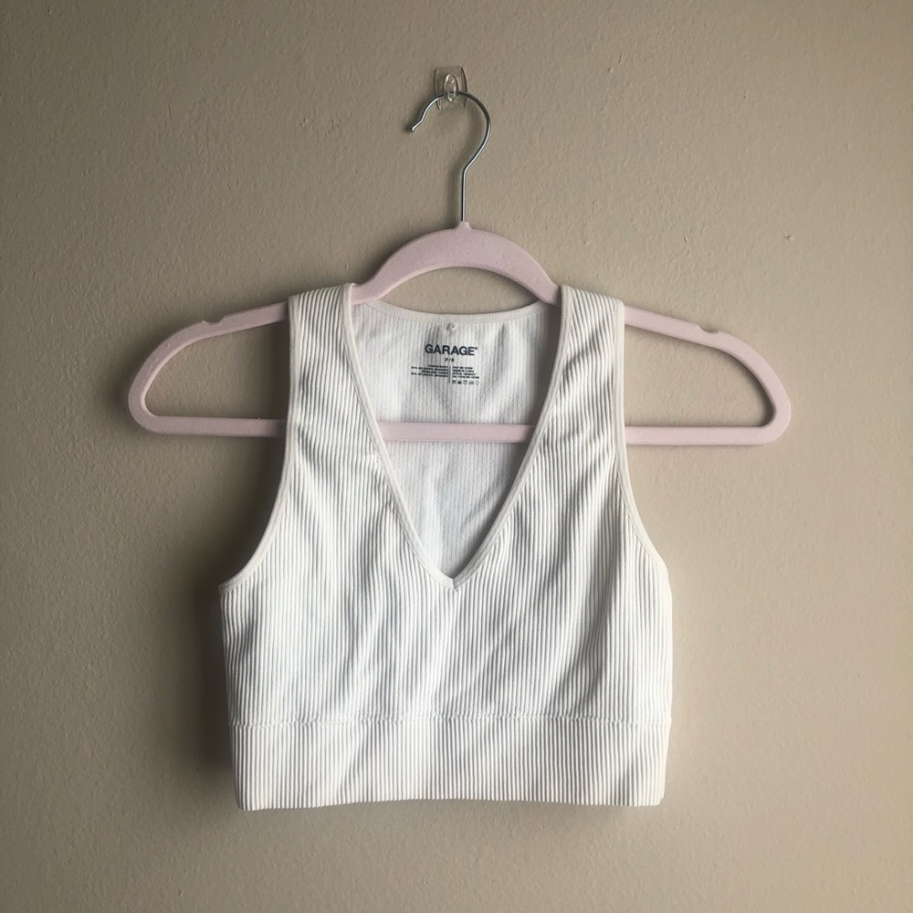 White Garage Clothing Top